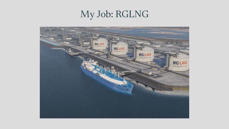 Slide 11: My Job: RGLNG
